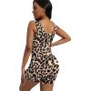 image:imageAlaroo Women One Piece Short Catsuit Bodycon Tank Jumpsuits Rompers Playsuit30leopard