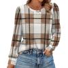 image:imageAlaroo Womens Long Sleeve Shirts 2026 Fall Tunic Tops Crewneck Blouses PrintPrint 01