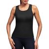 image:imageAlaroo Workout Tank Tops for Women Racerback Athletic Gym Clothes Womens Yoga Tight Fit Sleeveless Shirts ActivewearBlack