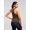 image:imageAlaroo Workout Tank Tops for Women Racerback Athletic Gym Clothes Womens Yoga Tight Fit Sleeveless Shirts ActivewearChocolate Brown