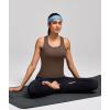 image:imageAlaroo Workout Tank Tops for Women Racerback Athletic Gym Clothes Womens Yoga Tight Fit Sleeveless Shirts ActivewearChocolate Brown