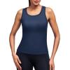 image:imageAlaroo Workout Tank Tops for Women Racerback Athletic Gym Clothes Womens Yoga Tight Fit Sleeveless Shirts ActivewearNavy Blue