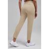 image:imageAlaroo Womens Golf Pants Athletic Stretch Workout Joggers 78 Ankle Casual Travel Sweatpants with PocketsBeige